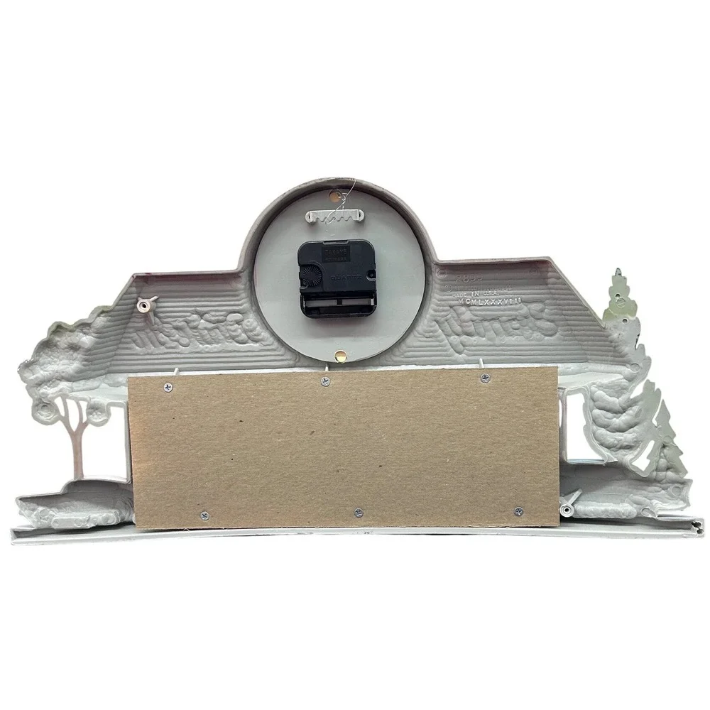 Vintage 1988 Burwood Coca-Cola Family Drive-In Wall Clock Retro Diner Cars